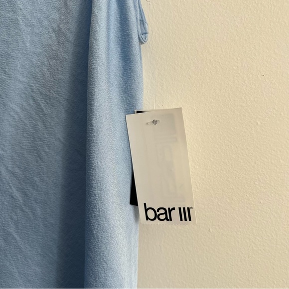 NWT Bar III Solid Bow-Neck Blouse - Picture 3 of 4